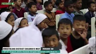 Hmarthlang District Childrens Meet, 2019 Pathianni zan