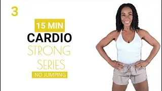 15 Min Low Impact Cardio Workout (No Talking) | Beginner HIIT | Week 1 Day 3
