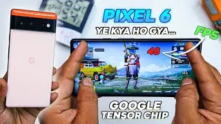 Pixel 6 Pubg Test with FPS Meter 🔥 Heating, Frame Drop & FPS LAG??