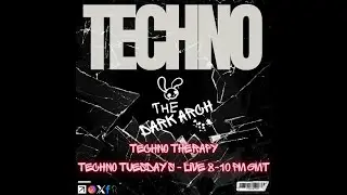 Techno Therapy Every Tuesday Live on Twitch 8 to 10pm