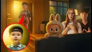 El hermano maldito de la Mu&ntilde;eca del Juego del Calamar apareci&oacute; en nuestra casa | Arina Dance Stories