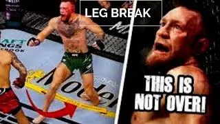 Conor McGregor Highlights & [Leg Break] vs Dustin Poirier 3 UFC 264