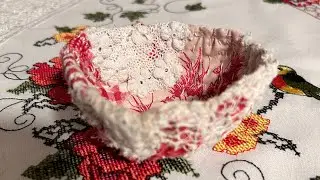 Making a small bowl #roxysjournalofstitichery