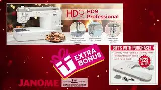 Holiday Janome Machine Sale at Seams Sew Perfect in Madison, Maine thru December 31 2025