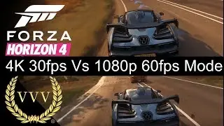 Forza Horizon 4 - 60fps Performance Mode Comparison - Xbox One X