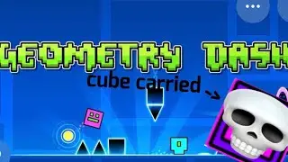 Proof that I am cube carried 💀 (GD gameplay 6.21)