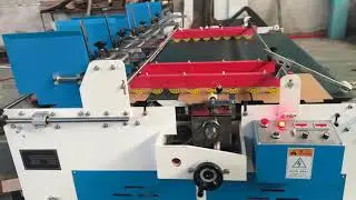 China semi-auto carton box gluer machine I press type carton box gluer machine