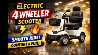 Electric 4 Wheeler Scooter | Seat Wali E-Scooter | Smooth & Powerful Ride
