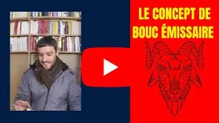 Le concept de bouc émissaire vu par René Girard