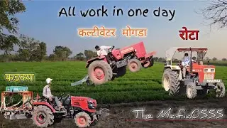 Swaraj 855 | Mahindra OJA | Mahindra 575 | Working in farm 🚜 | Preparing land for onion 🌰 plantation