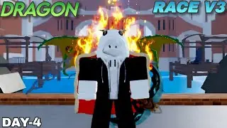 I Awakened Dragon Race V2, V3 in (Blox Fruits) #Day4