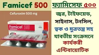 Famicef 500 tablet এর কাজ কি ? কোন কোন সমস্যায় ব্যবহার হয় || Uses, Dosage & Side Effects