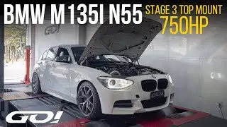 BMW M135i N55 - Stage 3 Top Mount com 730 cavalos acelerando forte 🔥🇧🇷
