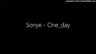 Sonye - One_day