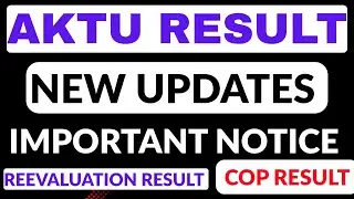AKTU Even  Sem Result Updates 2025 | Aktu Even Sem Cop Results News