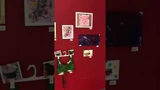 Tour of KIDOOO gallery 2022 at Maryland Art Place: Bearcreek student art