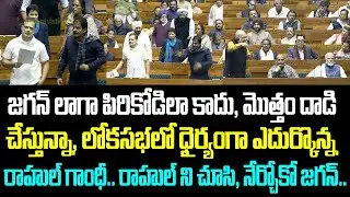 జగన్ లాగా పిరికోడిలా కాదు, మొత్తం దాడి చేస్తున్నా, లోకసభలో ధైర్యంగా ఎదుర్కొన్న రాహుల్ గాంధీ.