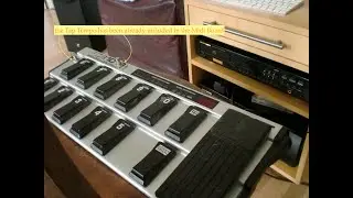 SALE: shortened MIDI Board * Behringer Midileiste FCB1010 10cm k&uuml;rzer & ONE sweller only,  + Tapper