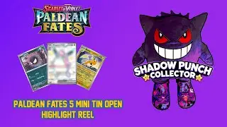 Paldean Fates 5 Mini Tins: Legendary Pulls Highlight Reel! #pokemontcg