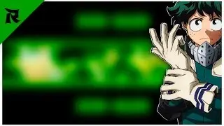 SPEEDART [ANIME YOUTUBE BANNER TEMPLATE 2018] Boku no Hero Academia | Midoriya | Rin-kun