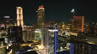 Atlanta Drone Flight Near The Atlanta Beltline and Downtown
