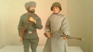 vintage ACTION MAN SOTC Russian Infantryman + bonus Internationals uniform ☆mini review☆