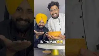 18 Pro Unboxing | Fondant Cake | Cake Funny Video #cakeshorts