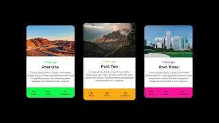 How To Design Beautiful Card And Hover Effect Using Only  HTML And CSS | Legendary Top Coder