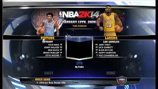 NBA 2k14 Сезон 1969-1970 первый тур DETROIT Pistons - LOS ANGELES Lakers