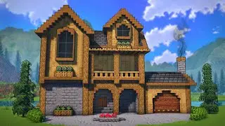 Minecraft: Simple Oak House Tutorial