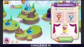 Merge Magic | Challenge 14 All 3 Timed Clears | 3 Stars 🌟🌟🌟