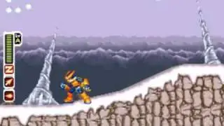 Megaman Zero 3 - No Hit Speedrun - Glacier Le Cactank