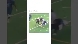 Ever take a hit like this? #sports #shorts #reels #short #shortvideo #trending #tiktok #football
