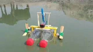 Awesome Idea How to Make Water Boat Using 3 DC Motors and Drone Propeller - DIY- Homemade Inventions