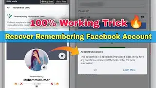 How To Recover Remembering Facebook Account | Recover Memorialized FB Account 2021 | By Top Trick