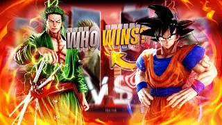ZORO CHALLENGES GOKU 💥 | JUMP FORCE ONE PIECE vs DRAGON BALL Z