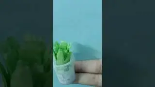 DIY miniature plant#trending#diy#craft#shortsfeed#shorts#short#ytshorts#viral@AyeshaCraftDen