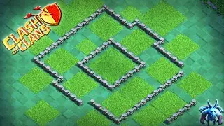 Top Builder Hall 4 Anti 2 Stars Base Design Tutorial with Link