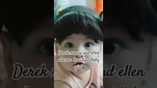 Derek ramsy and Elle adarna beautiful baby girl #trending #ellenadarna #derek
