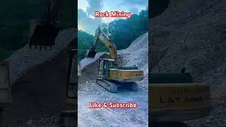 #rockmining #komatsuexcavators #rockbreaker #dumper