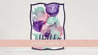 Couture Creations alcohol inkten door Karin