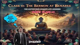 Class 10 English: The Sermon at Benares (Sabse Easy Explanation Ever) ✨ #razisir #ncert  @razisir 