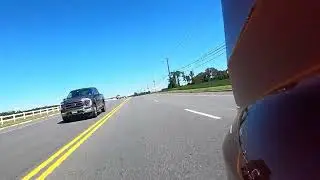 2023 Honda Goldwing DCT Tour does a drive by the Columbus Mart