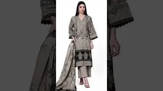 khaadi designs # lawn print shirt # dupta voile lawn # plain trouser # limited stock