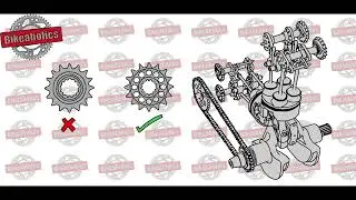 How to check the size of the front sprocket? - Motorcycles - Animation - Chains and Sprockets