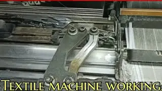 textile industry machine working