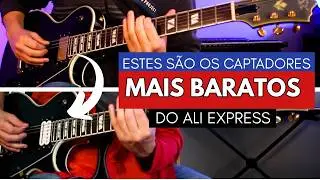 Coloquei os captadores MAIS BARATOS do Aliexpress na minha GUITARRA!