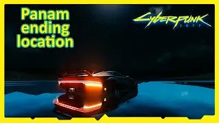 Drive a car on the Panam ending location | Cyberpunk 2077