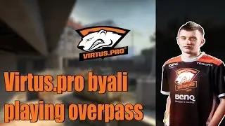 Virtus.pro byali playing overpass on Faceit (twitch stream)