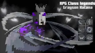RPG Class legends | Grayson Katana | Addon Minecraft Bedrock 1.21